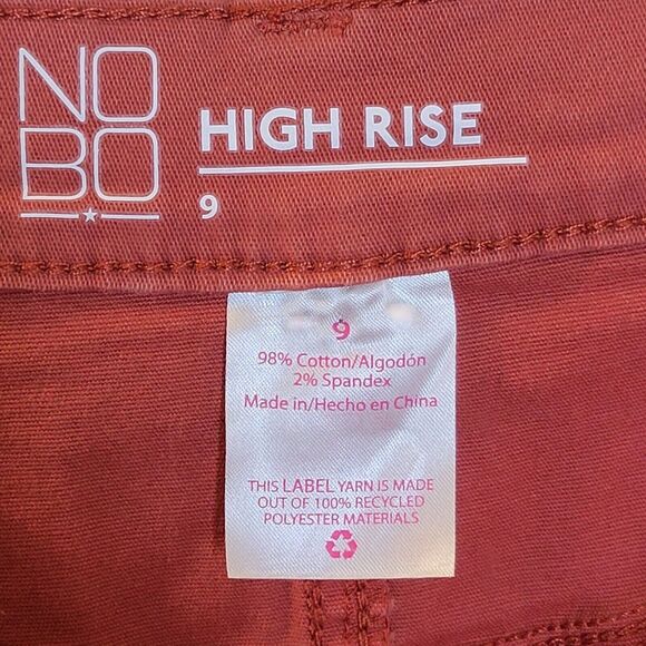 No Boundaries Womens Size 9 Pink Solid High Rise Skinny Jeans - Picture 2 of 10